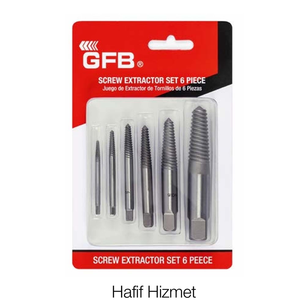 GFB3950 TERS KILAVUZ SETİ HAFİF HİZMET 5 PARÇA