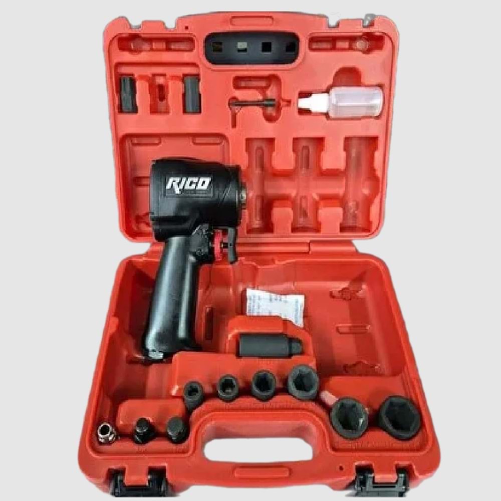 RİCO MİNİ HAVALI SOMUN SÖKME SETİ 3/8-1/2 RC4085