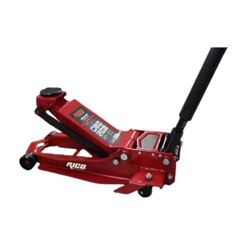 RİCO ARABALI ZEMİN KRİKOSU KIRMIZI 3 TON RC6031