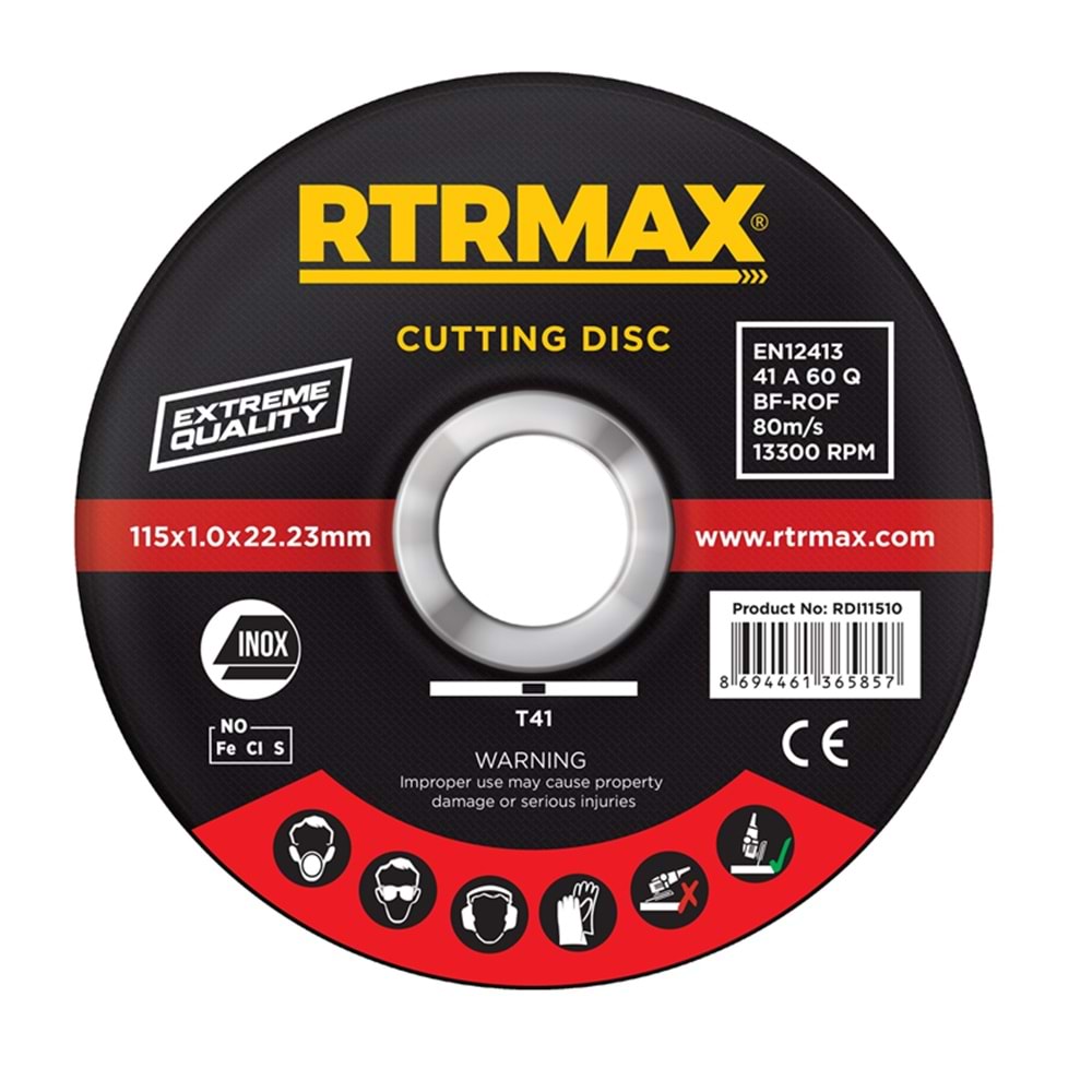 RTRMAX METAL KESME TAŞI 350*3,0*25,4 RDM35030A