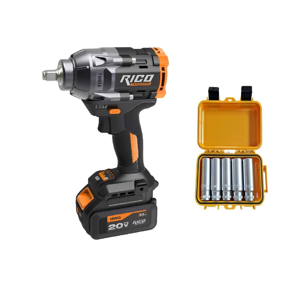 RİCO ŞARJLI SOMUN SIKMA DARBELİ RE0008 - KÖMÜRSÜZ - 1100nm