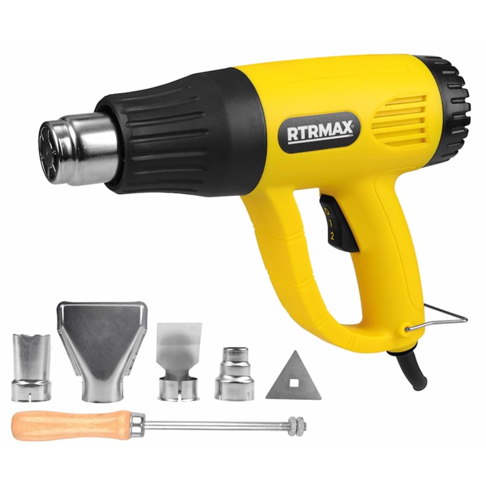 RTRMAX SICAK HAVA TABANCASI 2000W /300 - 600°C RTM303A