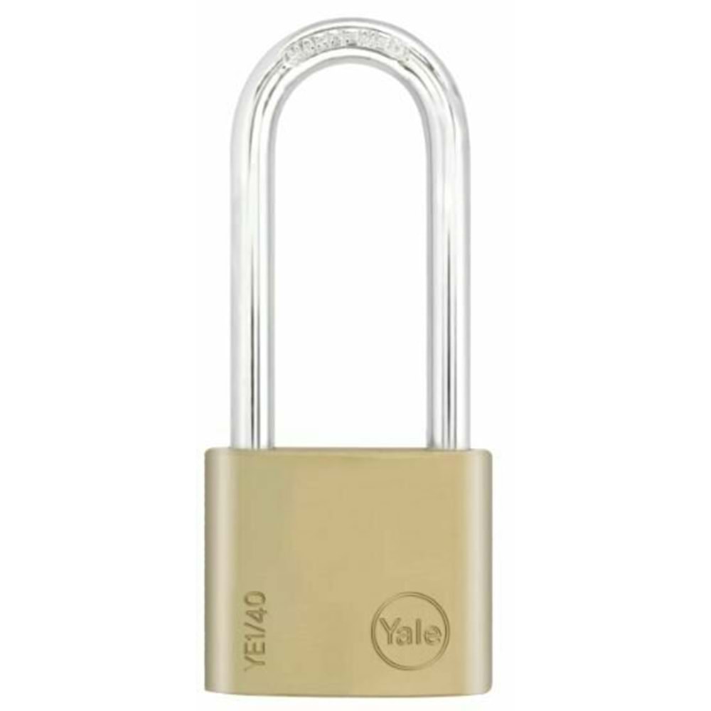 YALE PİRİNÇ ASMA KİLİT 40mm UZUN HALKA / YE1/40/152/1