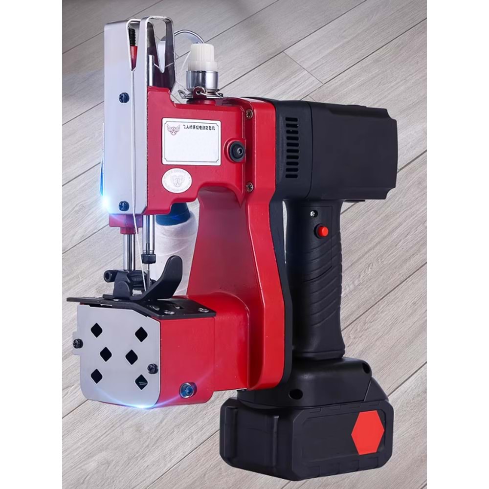 FLYINGMAN ŞARJLI ÇUVAL AĞZI DİKİŞ MAKİNESİ ÇİFT AKÜ - 36V