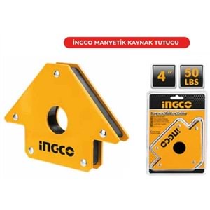 İNGCO MANYETİK KAYNAK TUTUCU AMWH50041 50LBS