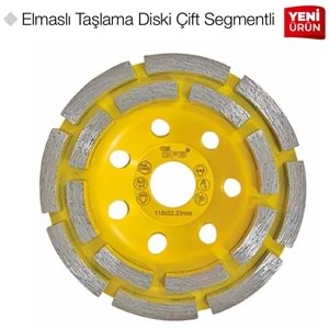 GFB2362 ELMASLI TAŞLAMA DİSKİ ÇİFT SEGMENTLİ 115mm