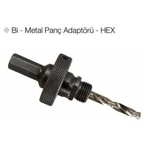GFB4860 Bİ-METAL PANÇ ADAPTÖR - HEX - 14 - 29mm