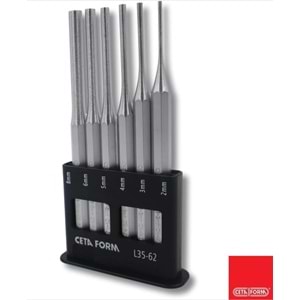 CETA DÜZ PİM ZIMBA TAKIMI 6 PARÇA L3562