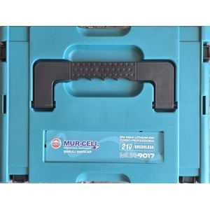 MUR-CELL 21V 3AH ŞARJLI DARBELİ KÖMÜRSÜZ MATKAP 10PİL / MUR9017