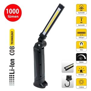 CETA FORM KATLANIR LED ÇALIŞMA LAMBA -R10FSLIM01- 1000LÜMEN