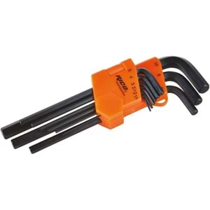 RİCO ALYAN TAKIMI 9 prç DÜZ - UZUN - VAKUMLU RC0215