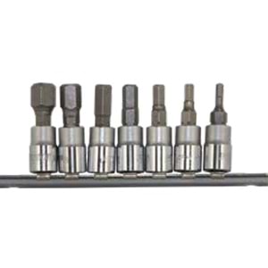 RİCO RC7028 - 7 PARÇA 1/4” LOKMALI ALLEN BITS UÇ SETİ