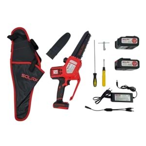 SOLAX ŞARJLI BUDAMA TESTERESİ - 21V 5,2Ah ÇİFT AKÜ / 4820