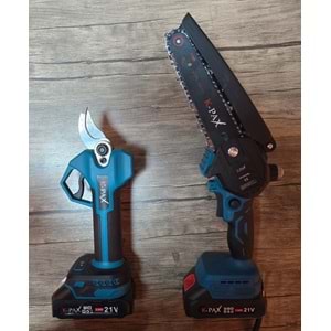 K-PAX 2`Lİ BUDAMA SETİ 1345 ŞARJLI B. MAKASI+Ş. 6