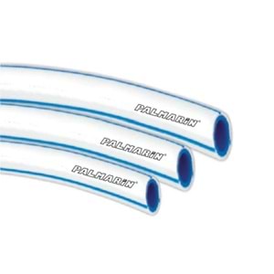 PALMARİN HORTUM SİLİKONLU 1/2 MAVİ ÇİZGİLİ - BEYAZ