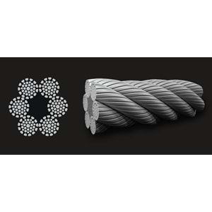 ÇELİK HALAT 16mm 6*36 KENDİR ÖZLÜ