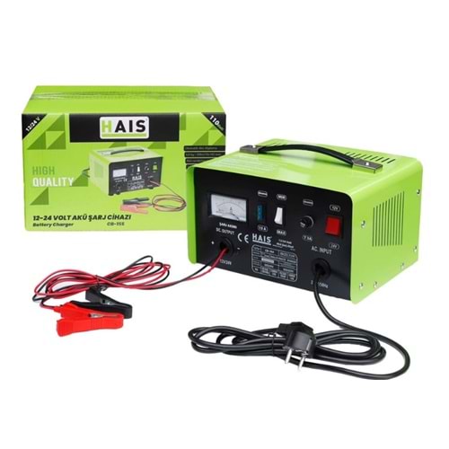 HAIS AKÜ ŞARJ CİHAZI 12-24volt CB15S 4841080