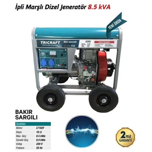 MEŞEM TRICRAFT DİZEL JENERATÖR 8,5 kva / 5302