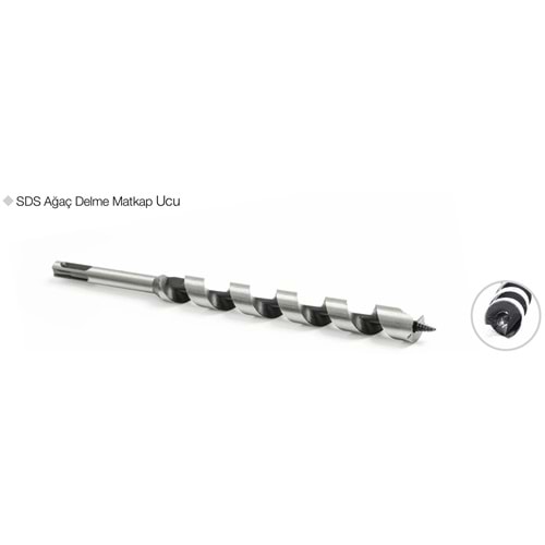 GFB2182 SDS AĞAÇ DELME MATKAP UCU 12*250mm