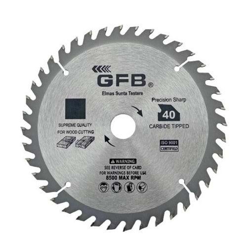 GFB2376 SUNTA ELMAS TESTERE 300*40T*30mm