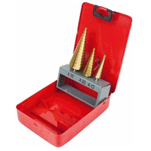 GFB2426 KADEMELİ MATKAP UCU SETİ 4-12/4-20/4-32mm