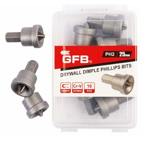 GFB2557 ŞAPKALI BİTS UÇ ÇİN Ph2*25mm