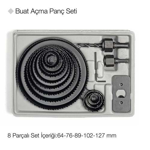GFB4857 BUAT AÇMA PANÇ SETİ - 16 prç 19-127mm