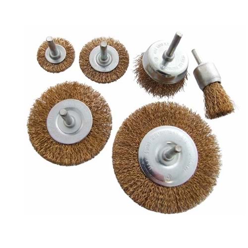 GFB5125 PİMLİ TEL FIRÇA SETİ 6 prç