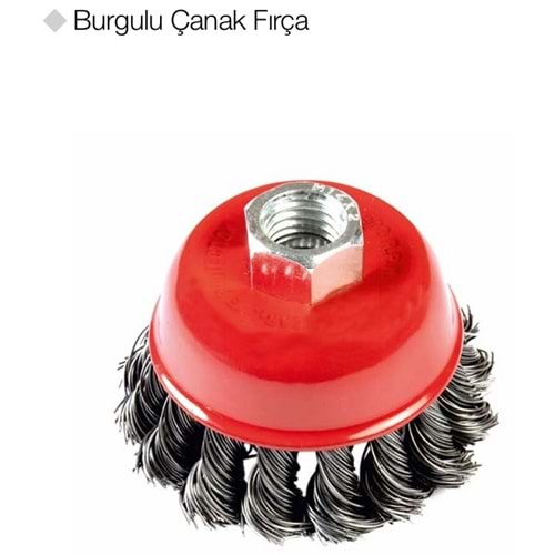 GFB5131 ÇANAK FIRÇA BURGULU 75mm