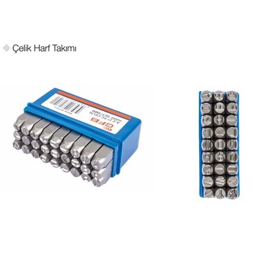 GFB6792 ÇELİK HARF TAKIMI 3,0mm