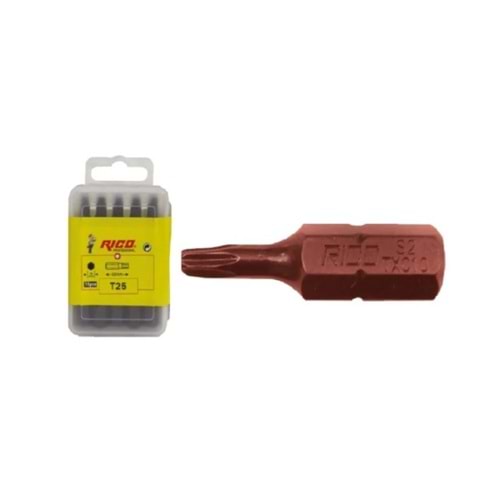 RİCO TORX BİTS UÇ KIRMIZI KK1152 T40-10*30 MIKNATISLI