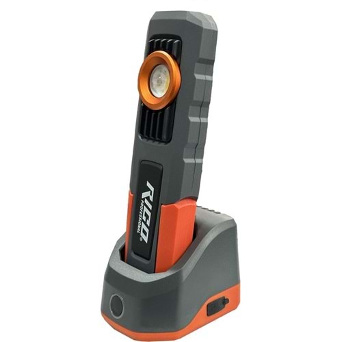 RİCO ŞARJLI LED LAMBA ŞARJ STANDLI RC0027 600LÜMEN