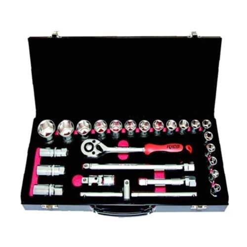 RİCO LOKMA TAKIMI 6 KÖŞE 1/2 25 PARÇA RC1126