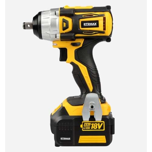 RTRMAX ŞARJLI SOMUN SIKMA 18V 4AH ÇİFT AKÜ -KÖMÜRSÜZ- RTX2028