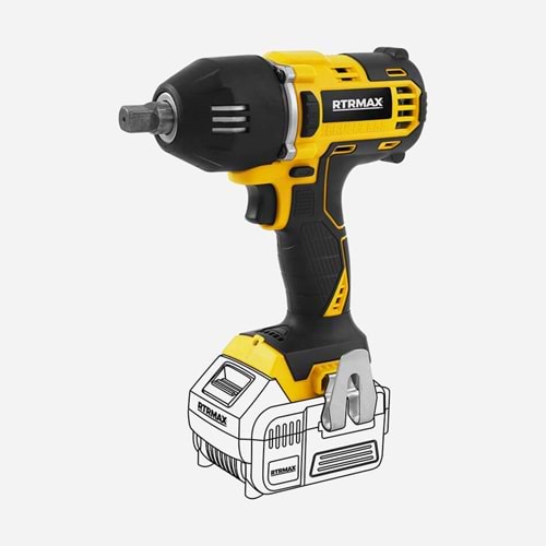 RTRMAX ŞARJLI SOMUN SIKMA 18V 400NM -KÖMÜRSÜZ- (AKÜSÜZ) RTX2029B