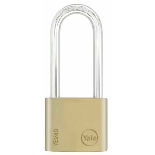 YALE PİRİNÇ ASMA KİLİT 40mm UZUN HALKA / YE1/40/152/1