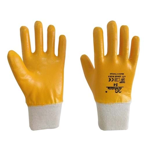 2G SARI NİTRİL ELDİVEN S4 NO 10 NİTRİLE 01020010