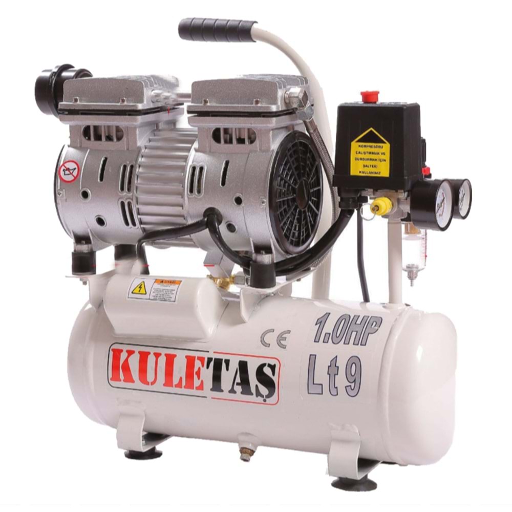KULETAŞ SESSİZ HAVA KOMPRESÖRÜ 9LT 1BAR 5587013
