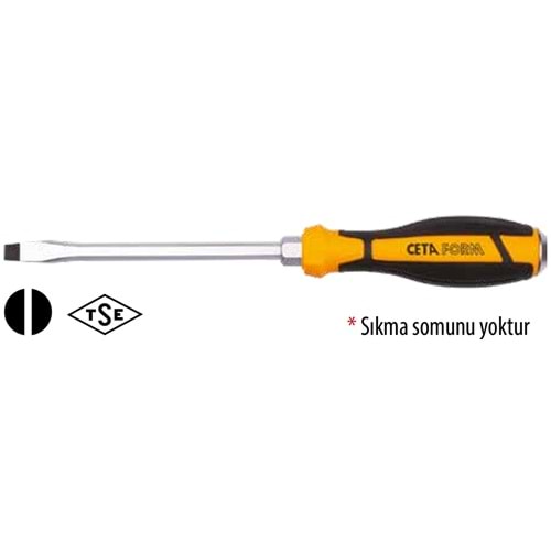 CETA FORM C-PLUS DÜZ UÇLU TORNAVİDA (DARBELİ) 6,5*125mm F10C065125