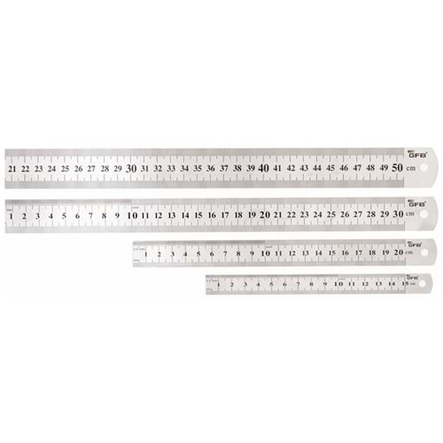 GFB1448 PASLANMAZ ÇELİK CETVEL - 1500*38*1,40mm