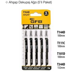 GFB2241 AHŞAP DEKUPAJ AĞZI PAKET 5’Lİ T111-C