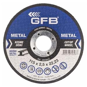 GFB2358 METAL KESME TAŞI - 300*3,0*25,40mm