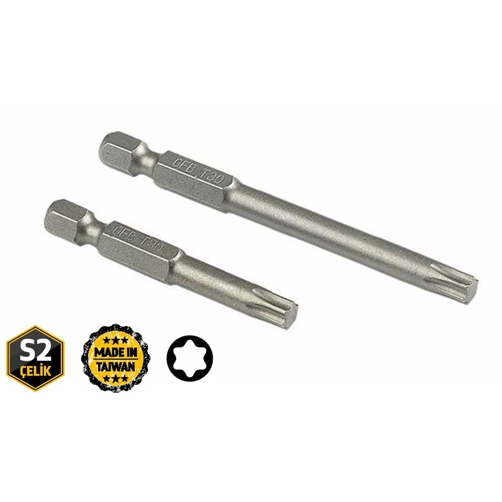 GFB2527 YUVARLAK TORK BİTS UÇ T20*50mm