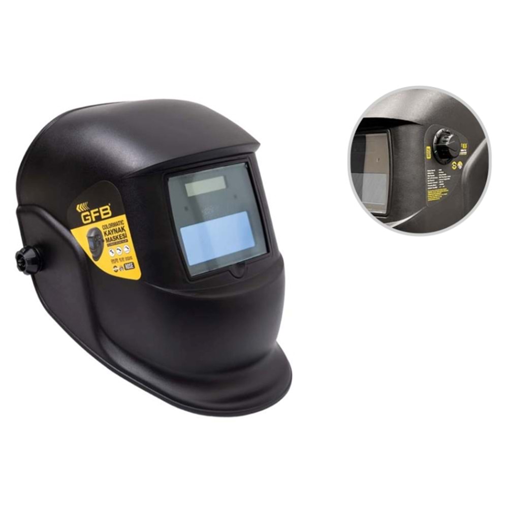 GFB6000 COLORMATİK AYARLI KAYNAK MASKESİ