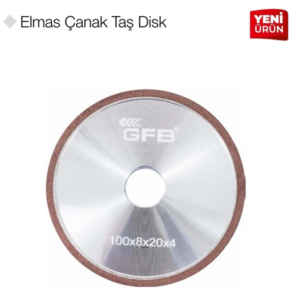 GFB6715 ELMAS ÇANAK TAŞ DİSK - 200*4*10mm