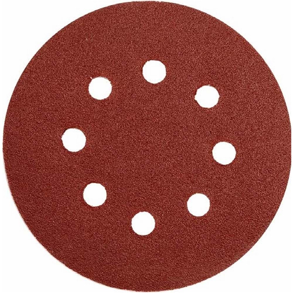 GFB6994 230mm CIRTLI ZIMPARA 120 Kum - 8 DELİKLİ ALÜMİNYUM OKSİT