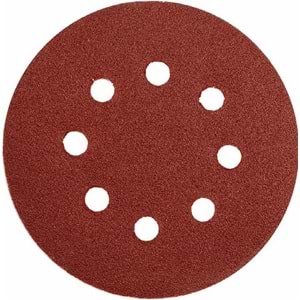 GFB6994 230mm CIRTLI ZIMPARA 120 Kum - 8 DELİKLİ ALÜMİNYUM OKSİT