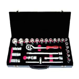 RİCO LOKMA TAKIMI 6 KÖŞE 1/2 25 PARÇA RC1126