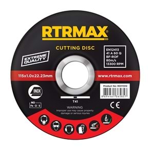 RTRMAX METAL KESME TAŞI 230*3,0*22 RDM23030