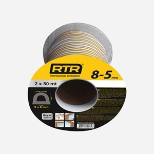 RTRMAX KAPI PENCERE BANDI -KAHVE- RNP04 8*5mm 2*50mt = 100mt